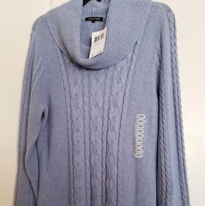 NWT Jeanne Pierre Long Blue Sweater